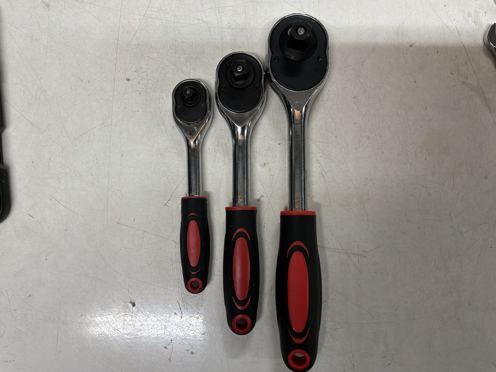 3pc HD Ratchet Set 1/2″ 3/8″ 1/4″ Drive