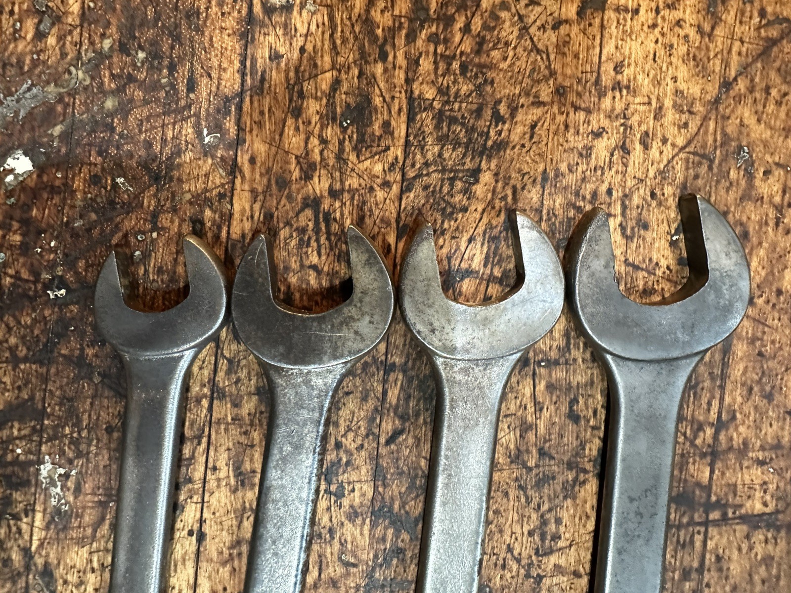 PENENS CORP (4) COMBINATION WRENCH SET VINTAGE SAE STANDARD 12 POINT USA MADE
