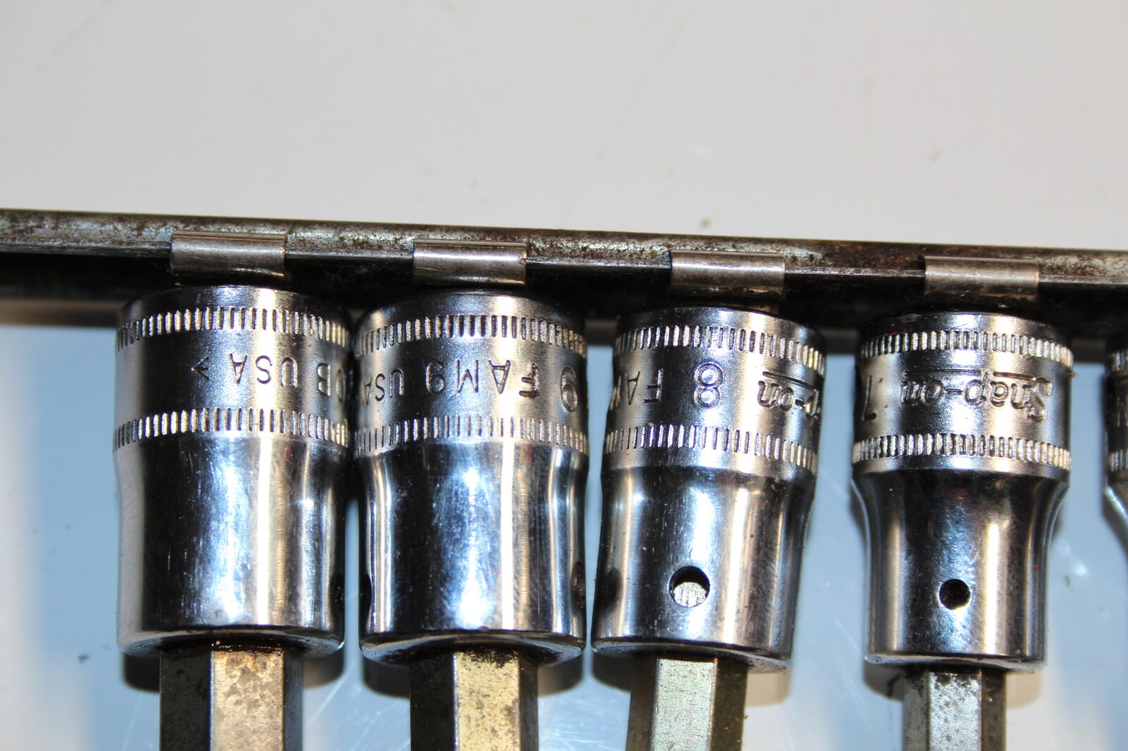 SNAP-ON TOOLS 7 pc 3/8″ Drive Metric Hex Bit Socket Set (4-10 mm) USA