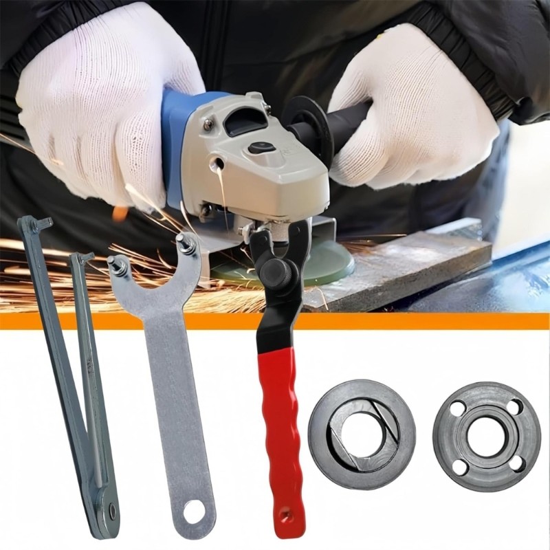 Metal Angle Grinder Nut And Wrench Set For Automotive And Motorcycle Tool
