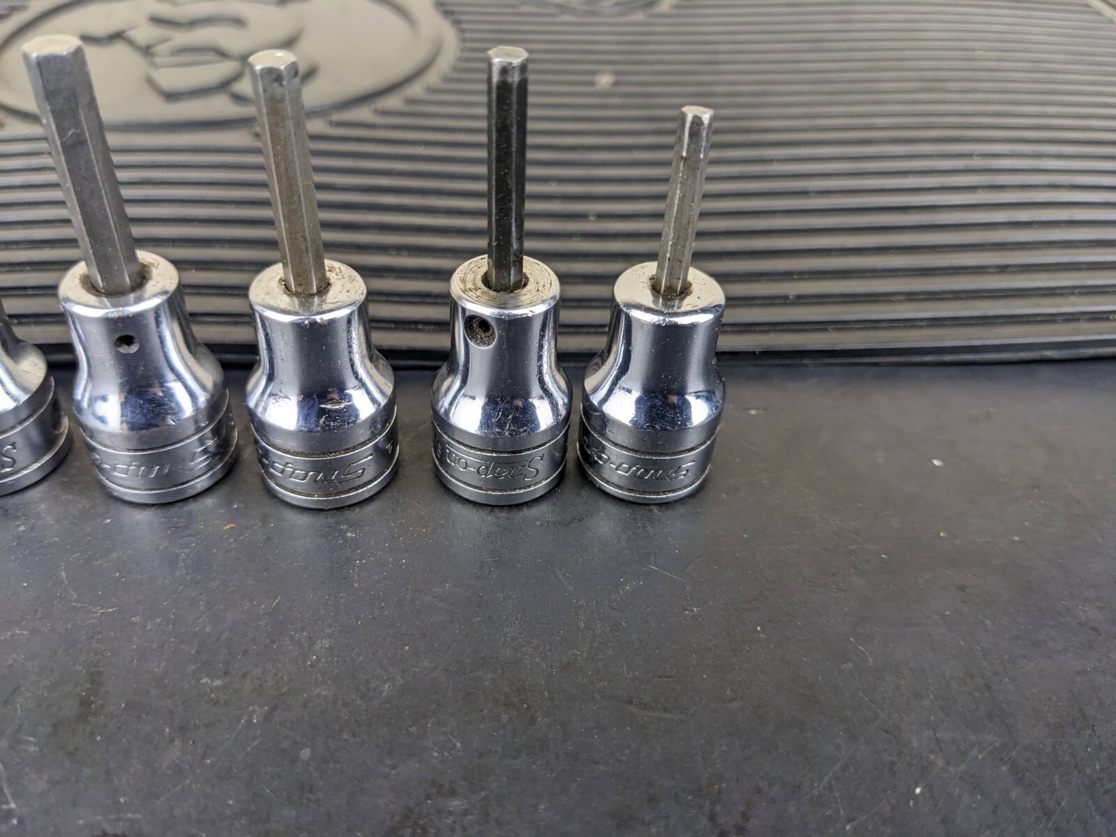 #az201 Snap On 3/8″ Drive Standard Hex Bit Socket Driver Set 208EFAY 1/8 to 3/8″
