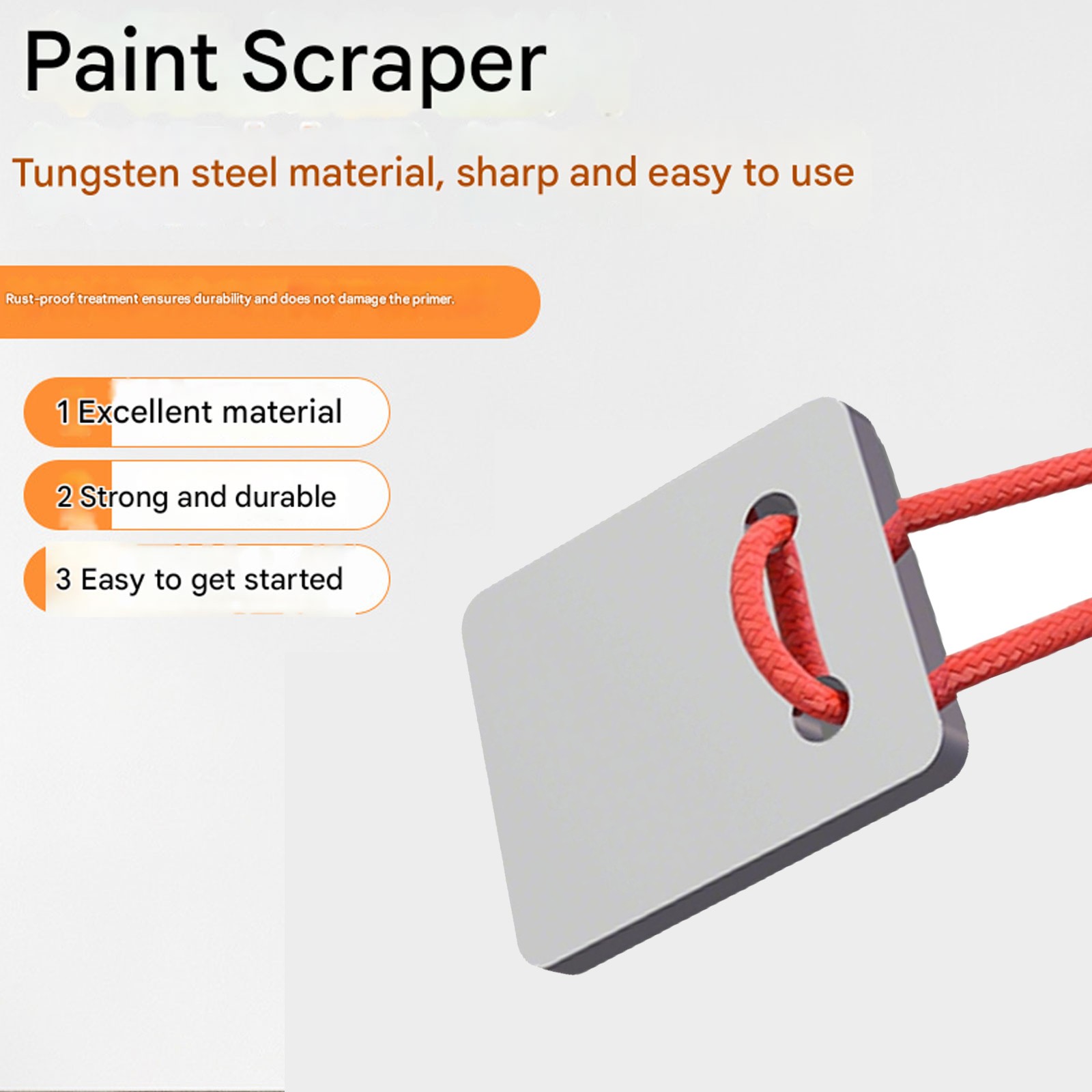 Automobile Spray Paint Point Repair Scraper High Hardness Portable Denibbing NEW