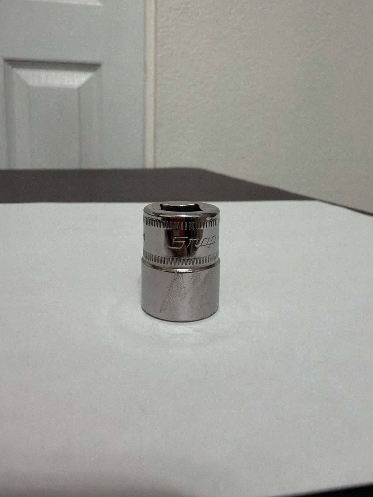 Snap-On Tools 3/8″ Dr. 14mm Metric 6 Point Shallow Chrome Socket FSM141 USA