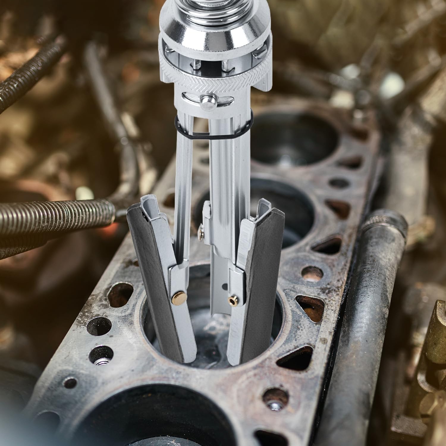 Versatile Engine Honing Tool, 51-178 mm, with Flexible Drive for Professionals
