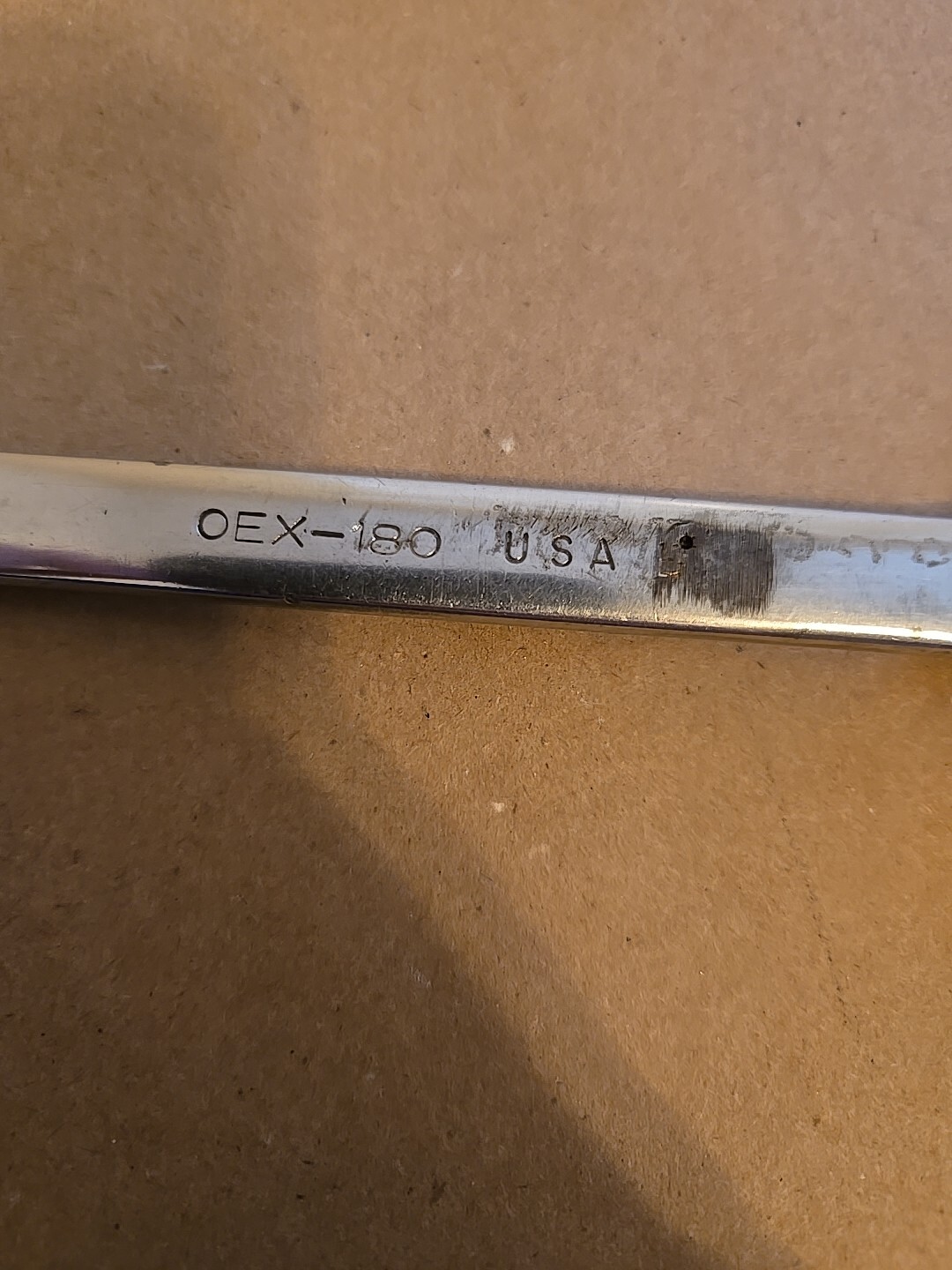 Snap On 9/16″ 12PT Short Chrome Combination Wrench Ugly OEX-180