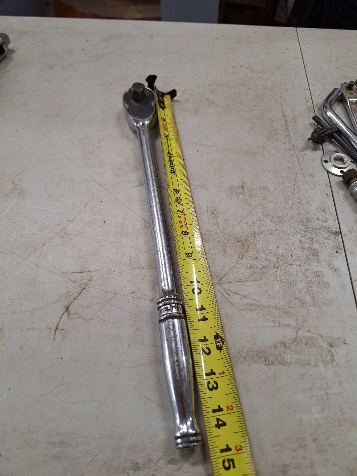 Snap-on Tools SL715 1/2” Drive 15” Long Handle Ratchet Chrome USA