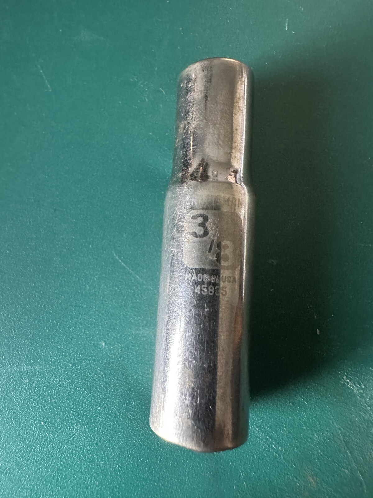 Craftsman 3/8” 6 POINT Socket 3/8 drive Made in USA Easy Read Label G2D 45835