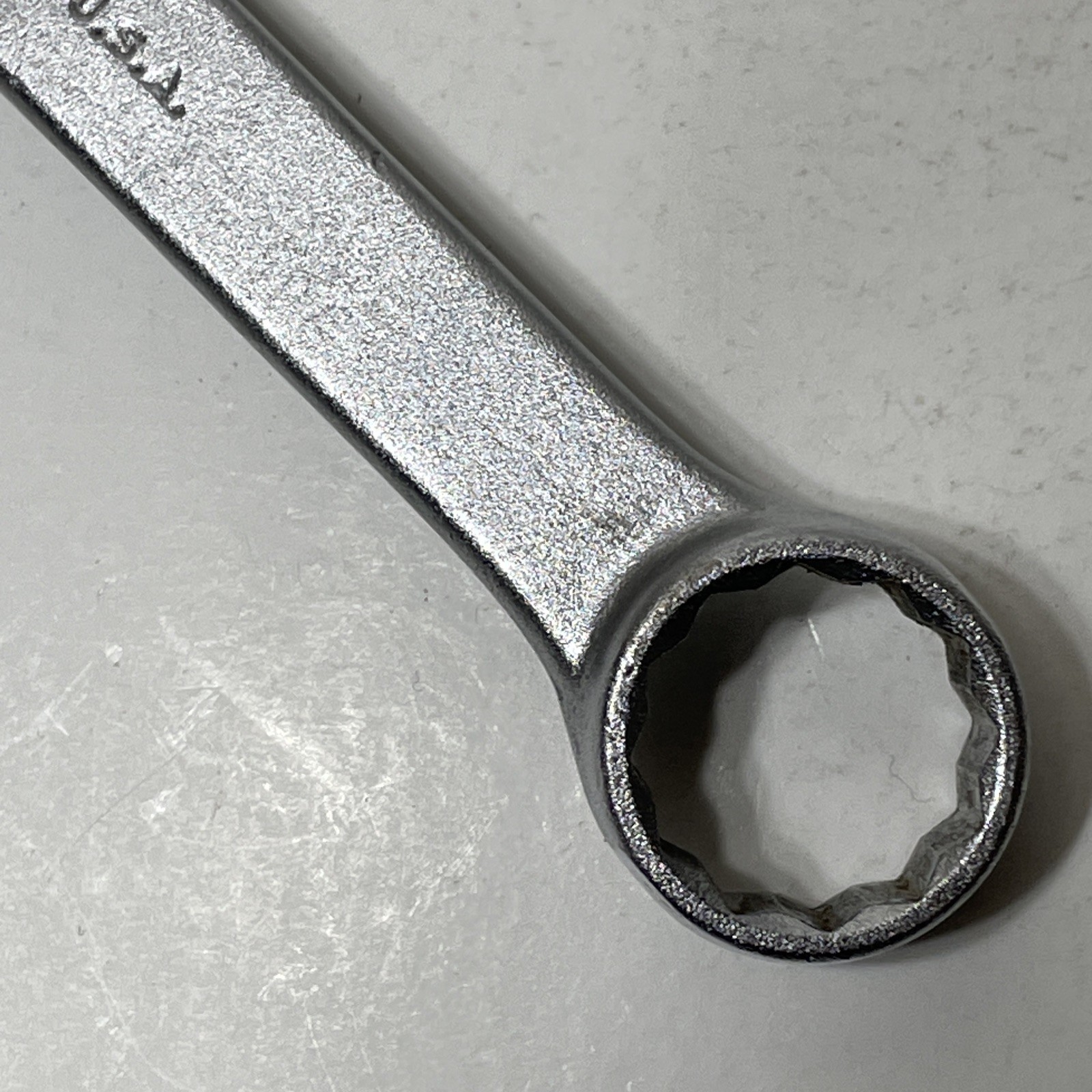 Fleet Tools 3/4″ Combination Wrench 12 point No. 5524 Vintage USA Satin Chrome