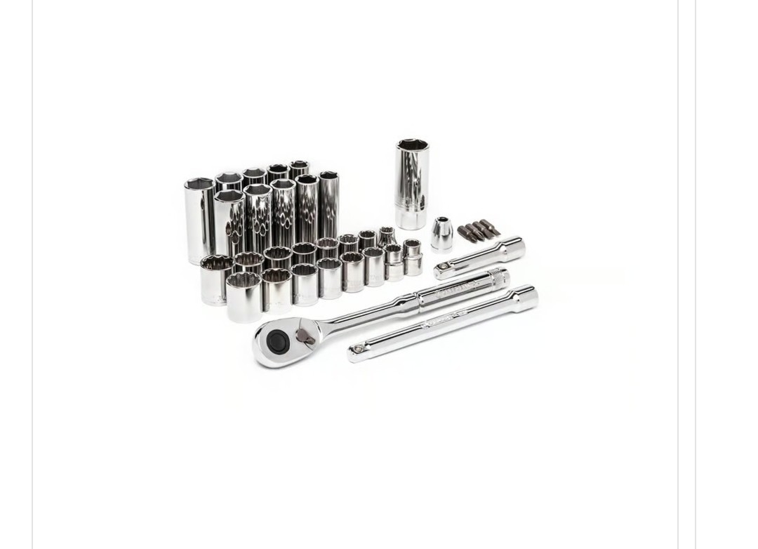 Crescent 3/8 in. drive SAE 6 and 12 Point Socket Wrench Set 35 pc. Open Box New