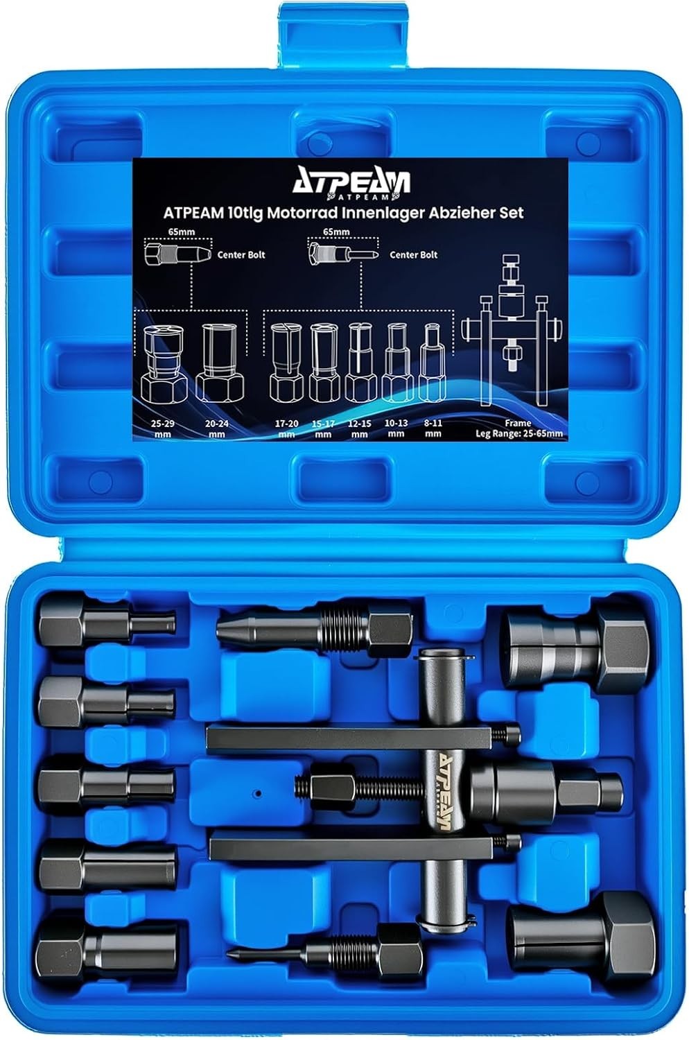 8-25mm Blind Hole Bearing Puller Tool for Removing Motorcycle Bearings
