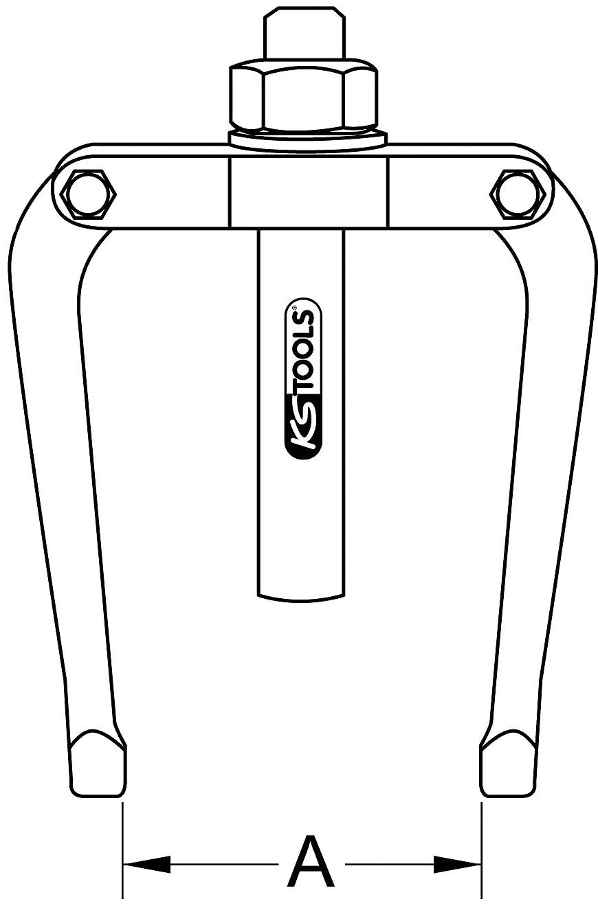 660.0601 counter support for internal extractor, 3575 mm