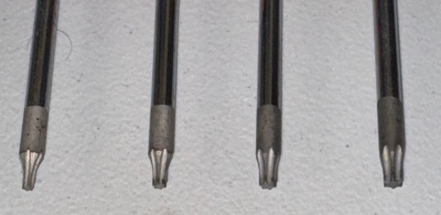 Snap-on SGTX40O Mini TORX® Soft Grip Screwdriver Set T8, T10, T15 & T20 Mint