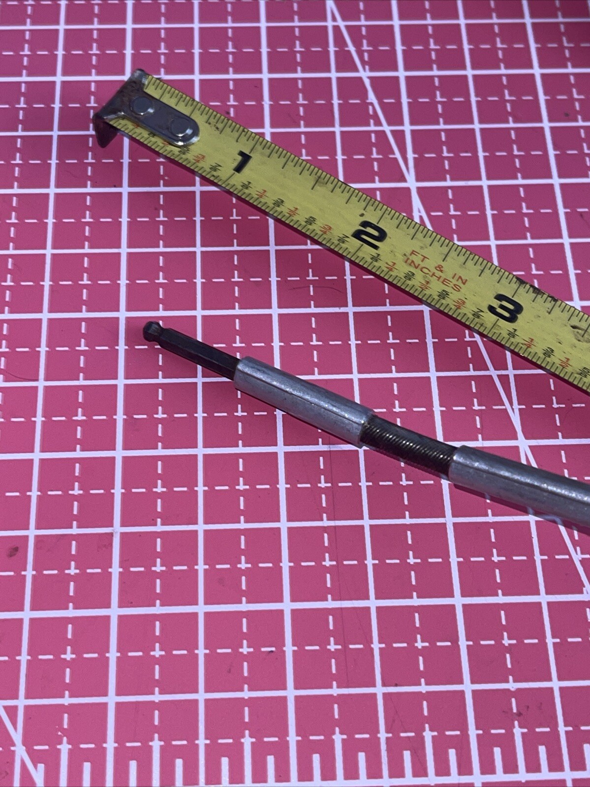 Semi Flexible 1/8 In SAE Allen Hex Screwdriver Carburetor Distributor Tool 12 In
