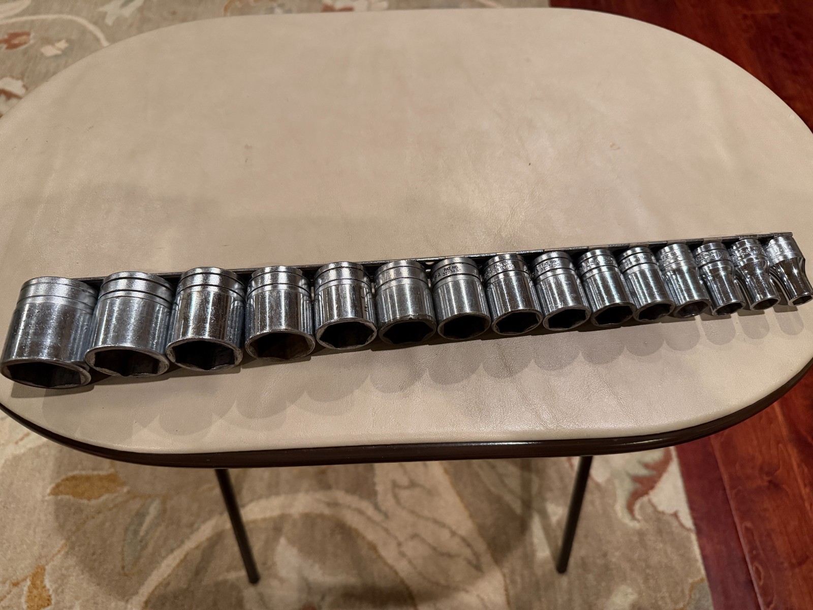 Snap On TW Series 1/2″ Drive 15pc Shallow 61Pt Socket Set 3/8 to 1-1/4, Complete
