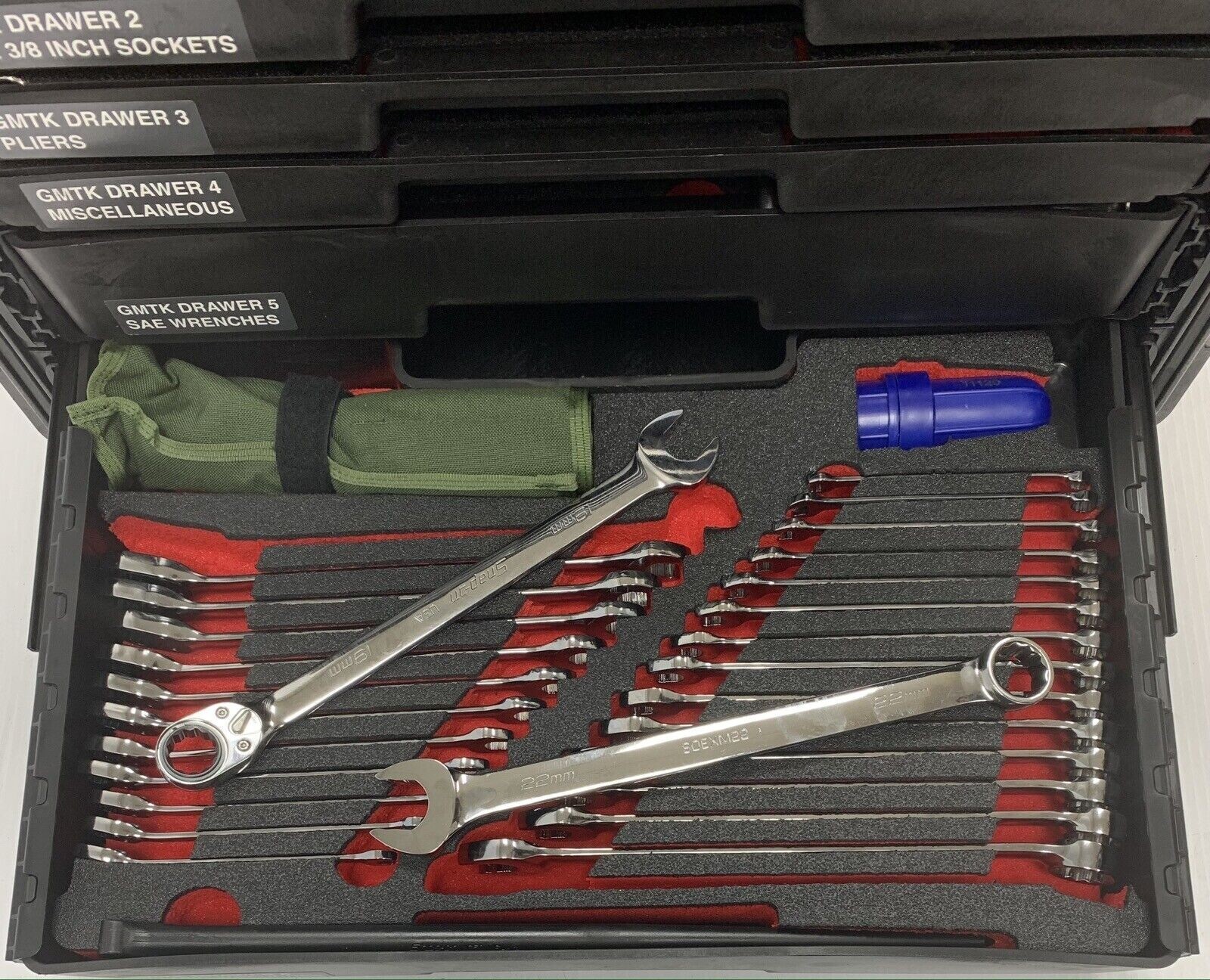 New Snap-on™ GMTK General Mechanic’s Maintenance Military Tool Set Kit 6 Drawer
