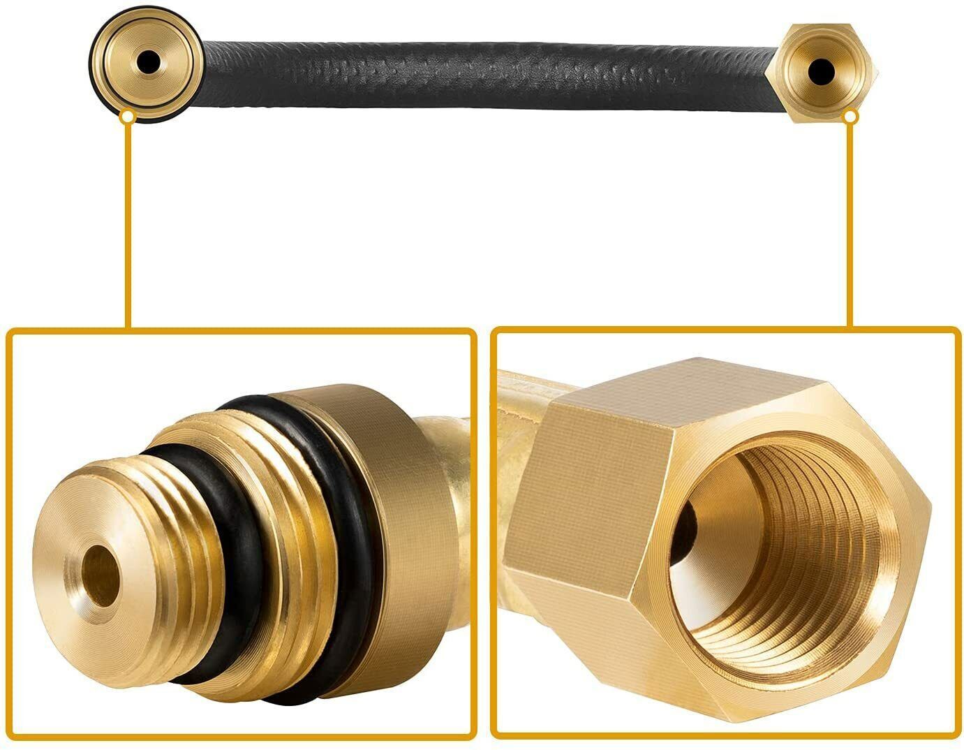 Air Valve Holder 12″ Flexible Hose 19700 for 14mm and 18mm Spark Plug Threads