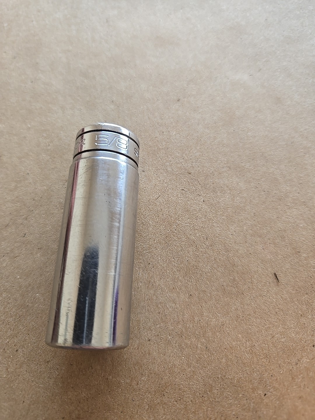 Snap On 3/8″ Drive 5/8″ 6PT SAE Deep Chrome Socket USA SFS201