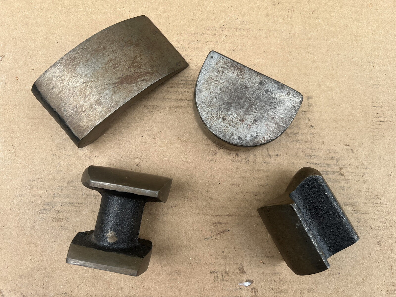 🇺🇸Lot Of 4 Auto Body Repair Dolly Hand Anvil Hammer Dollies Tools🇺🇸