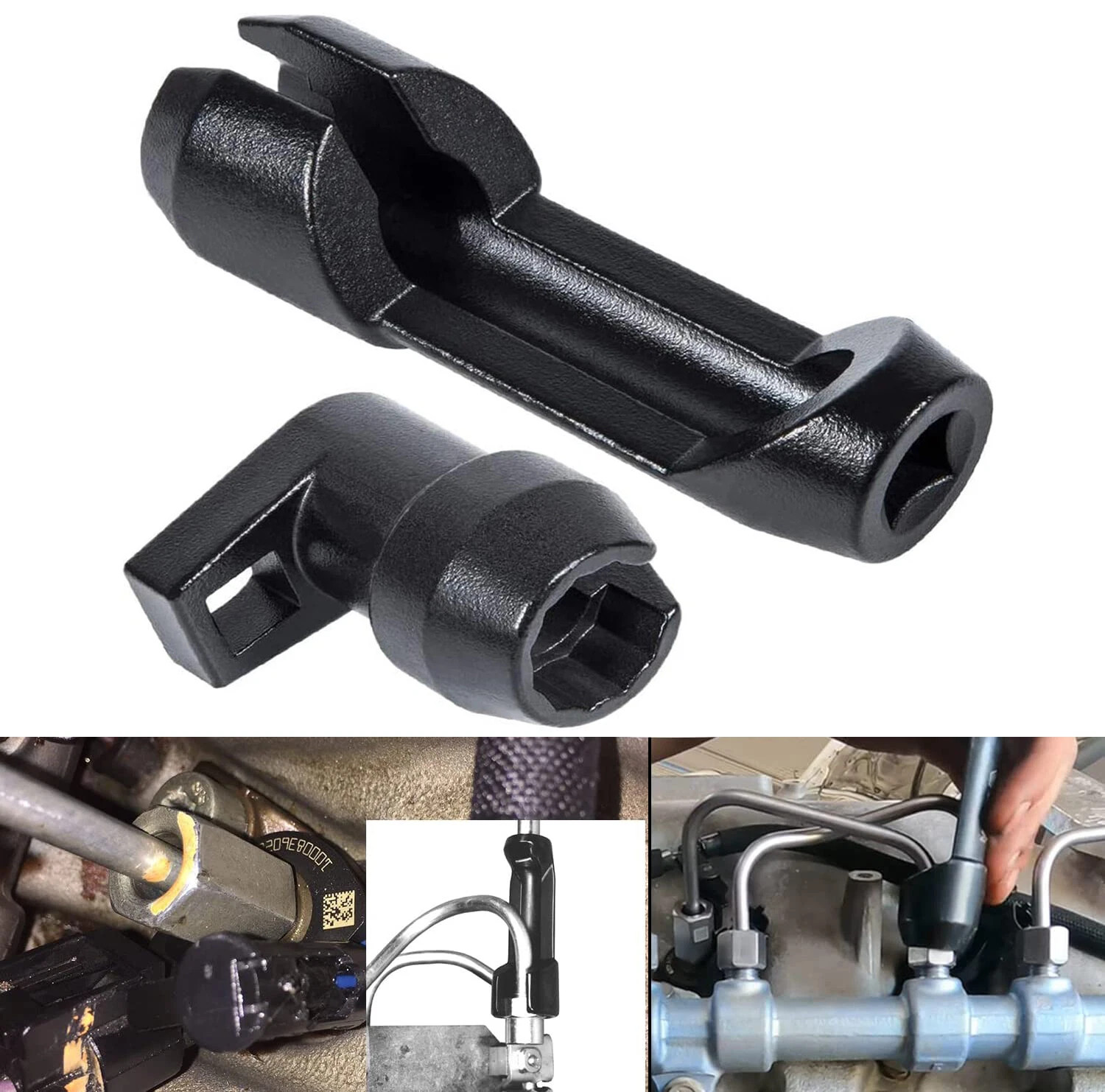 for Ford 6.7L Sl11400 Fuel Injector Socket Set 17 mm Injector Line Removal Tool