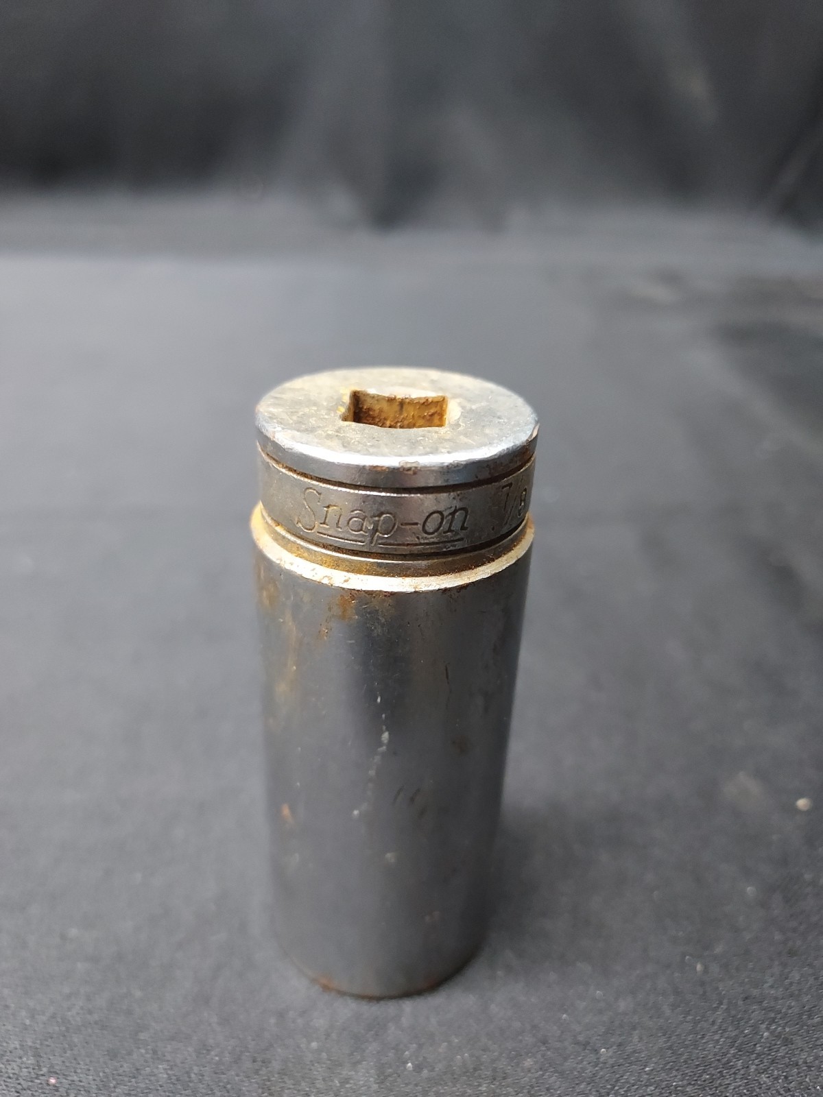 Snap On 3/8″ Drive 7/8″ 6PT SAE Deep Chrome Socket SFS281 Snap-on