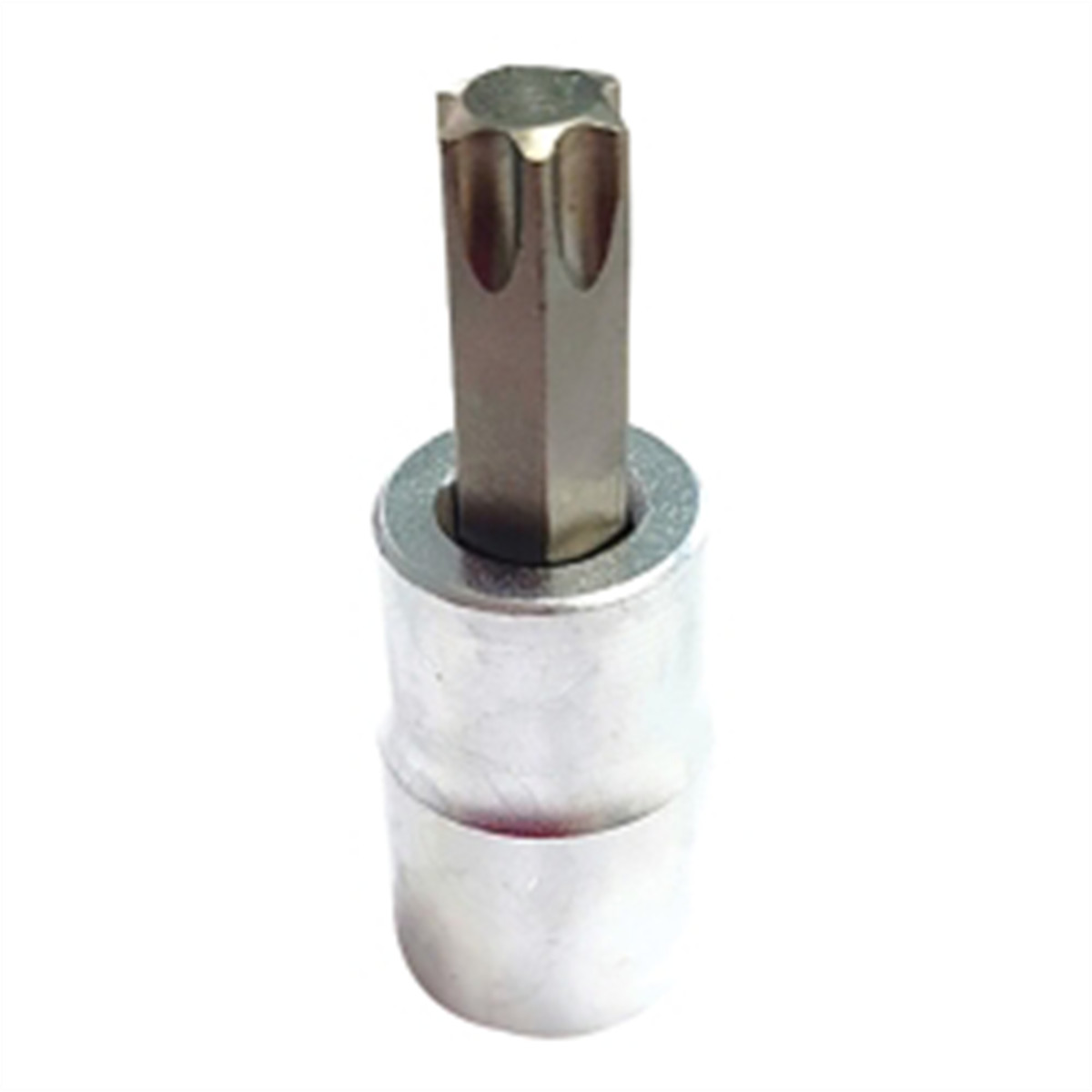 VIM Tools T47 TORX, Gun Metal Gray Bit, Satin Chrome 3/8 Inch Square Drive Bit H