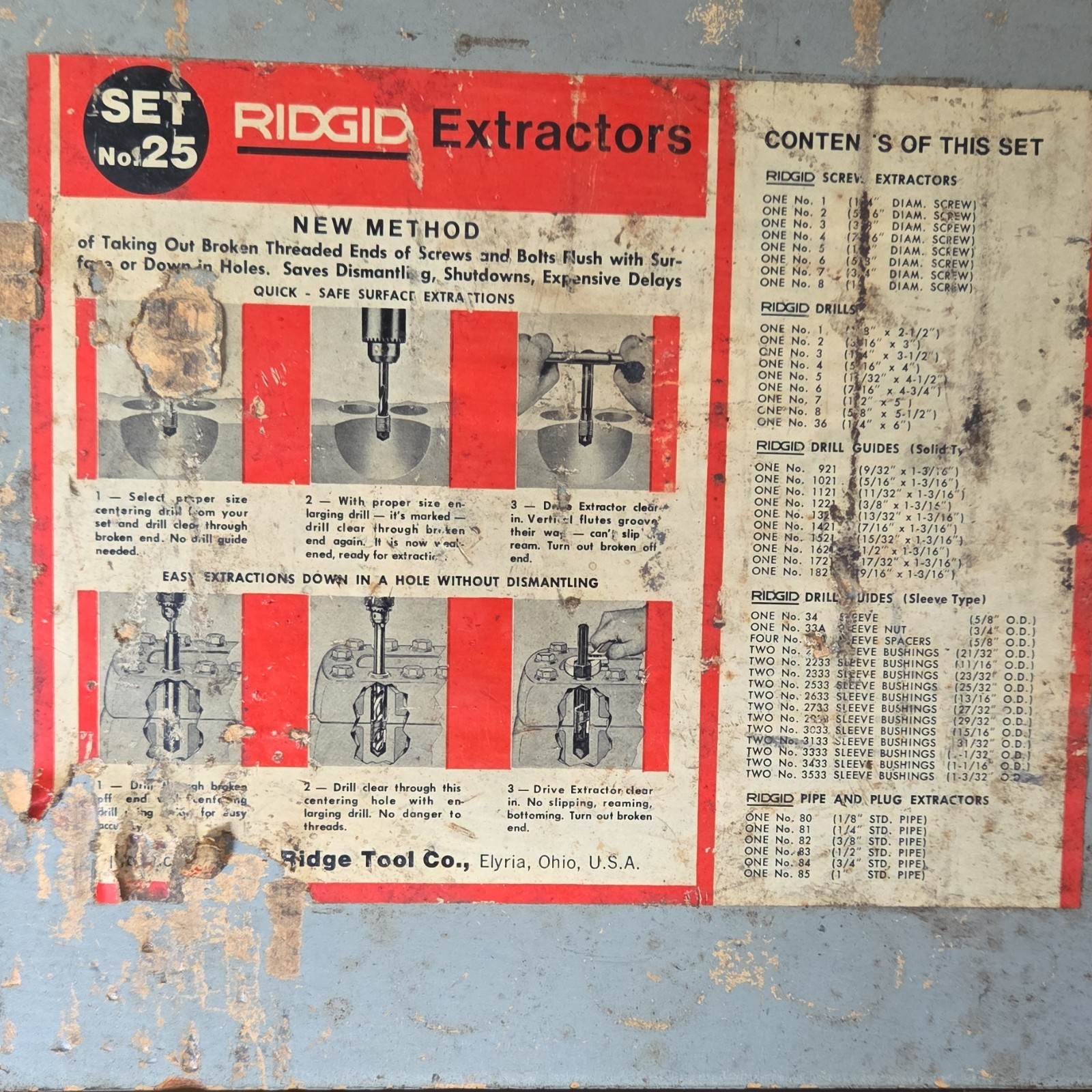 Ridge Extractors Set #25 Used Some Broken Parts See Photos