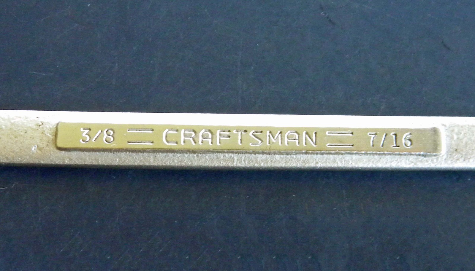 Vtg Craftsman USA 43922 -VV- 12 PT Box End Wrench SAE 3/8″ x 7/16″ Nice!