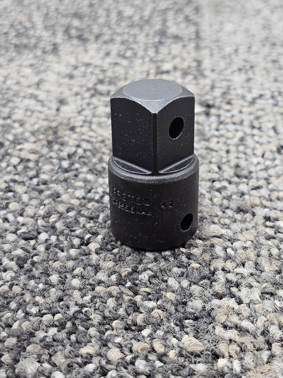 (QTY 2) PROTO 7652 Impact Socket Adapter 1/2″ Female x 3/4″ Male Black
