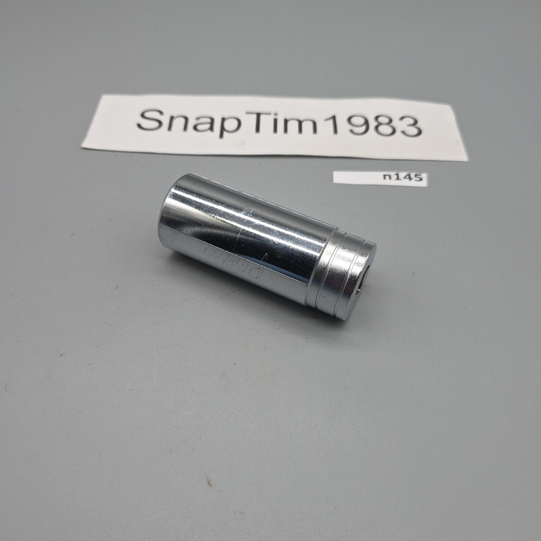 Snap-on Tools 1/2″ Drive 1″ SAE Deep 6 Point Chrome Socket TS321 USA