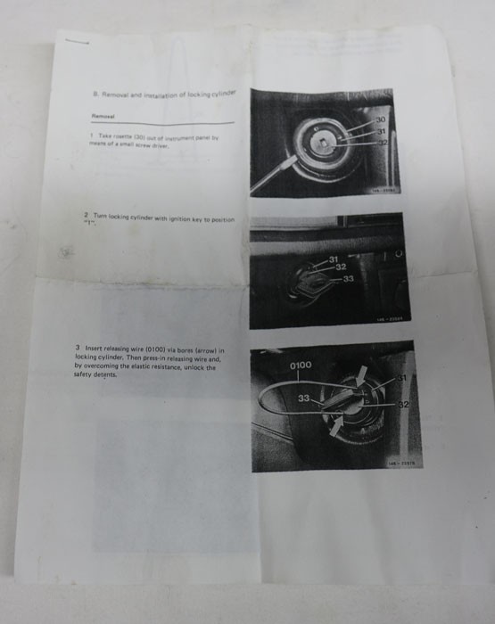 AST (Assenmacher) M 0059: Mercedes Benz Ignition Lock Removal Kit