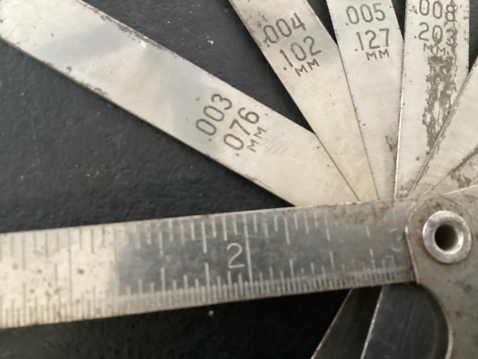 Filler Guage Set (12) Measurment Blades and 3″ Ruler