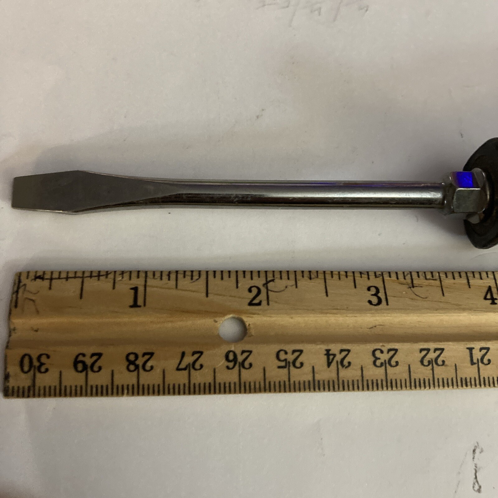 Snap On Tools Slotted / Flat Black Screwdriver 7.75’’ SSD 4 U.S.A. With New Tip