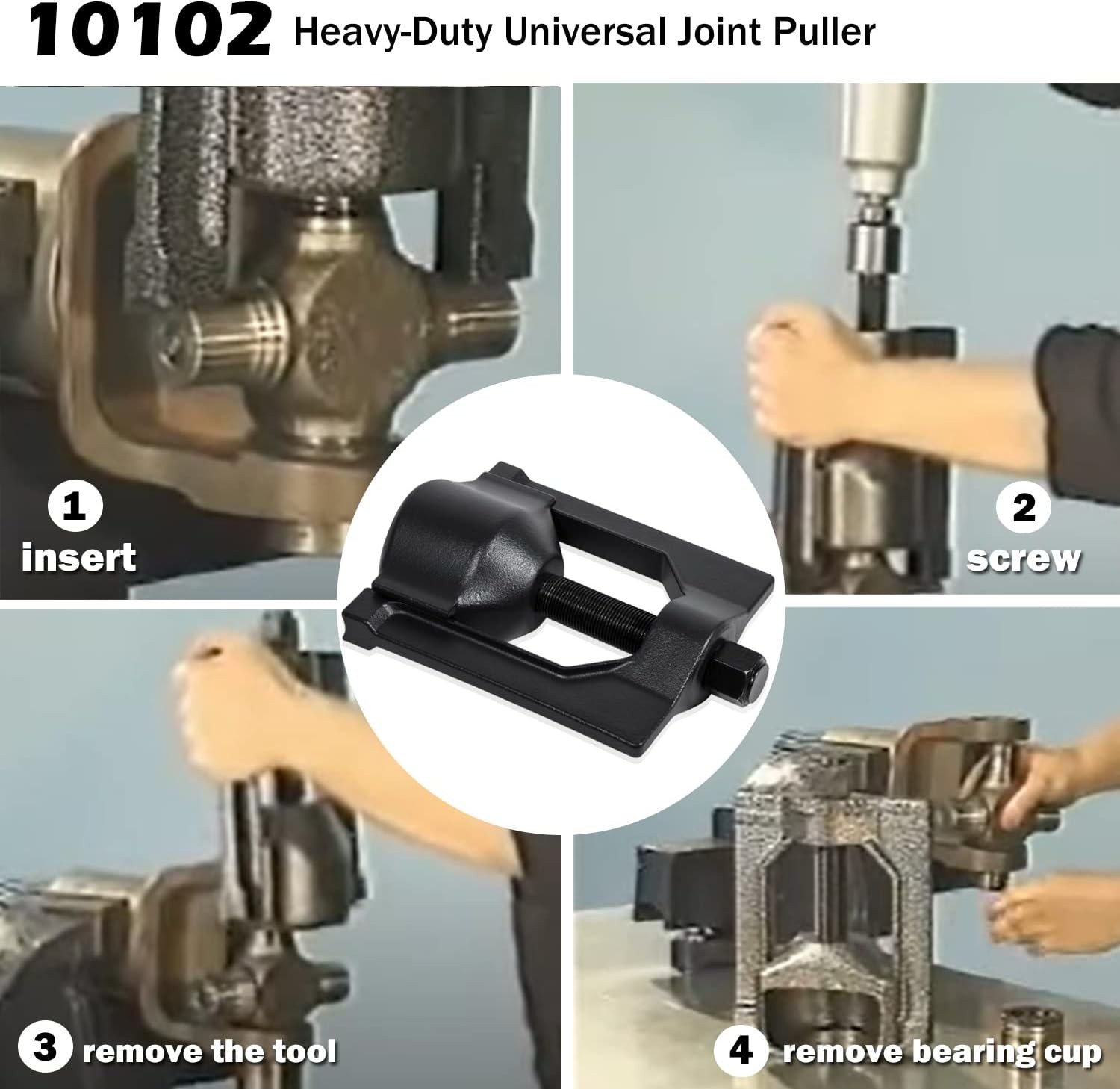Heavy-Duty Truck 10102 U-Joint Puller and 5192 Bearing Cup Installer Tool Set