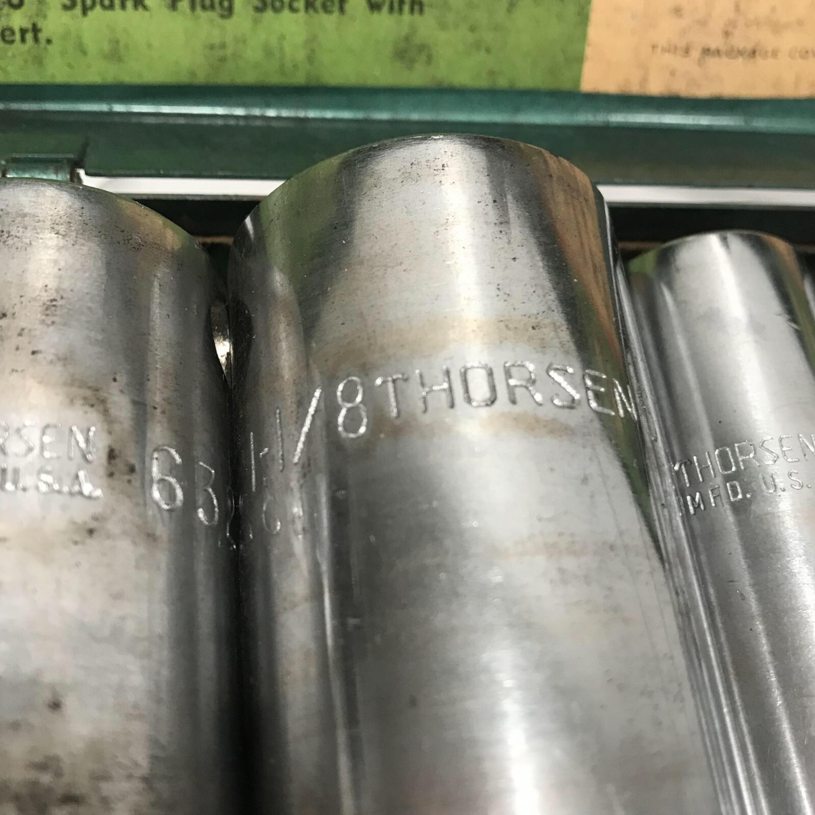 Giller Thorsen Tools USA Mixed Socket Set Original Case Vtg *See Pictures*