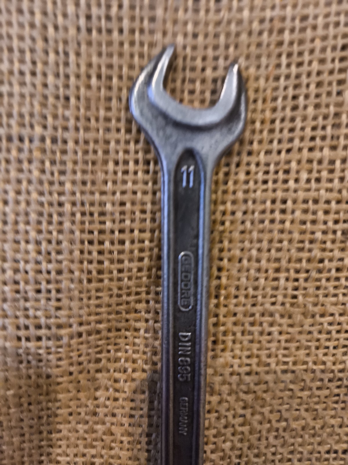 Gedore 10mm X 11mm Open Ended DIN895 Spanner Bike Mechanics German Car Tool Kit