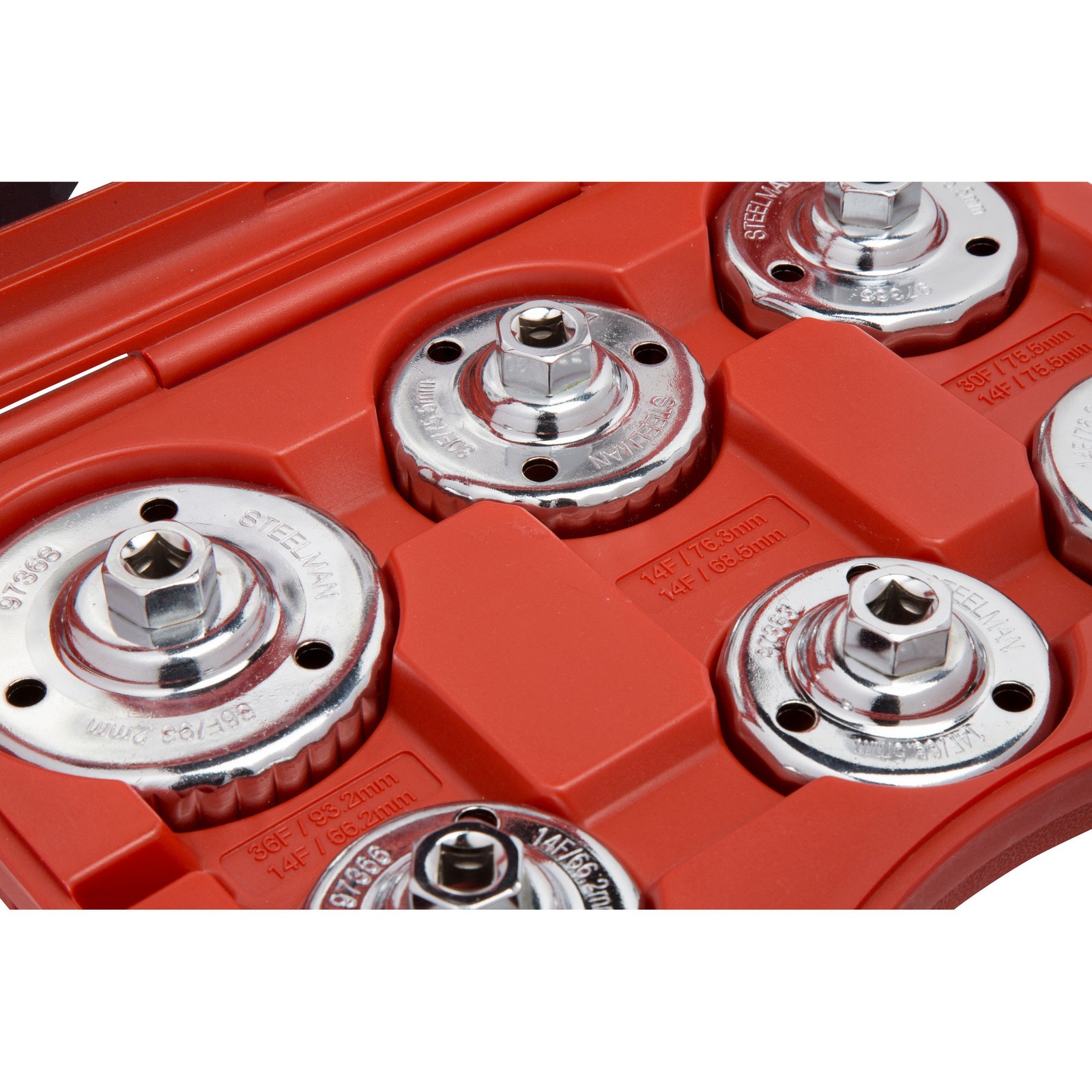 Steelman 6 Piece Snug Fit Mazda Oil Filter Cap Wrench Set 97362