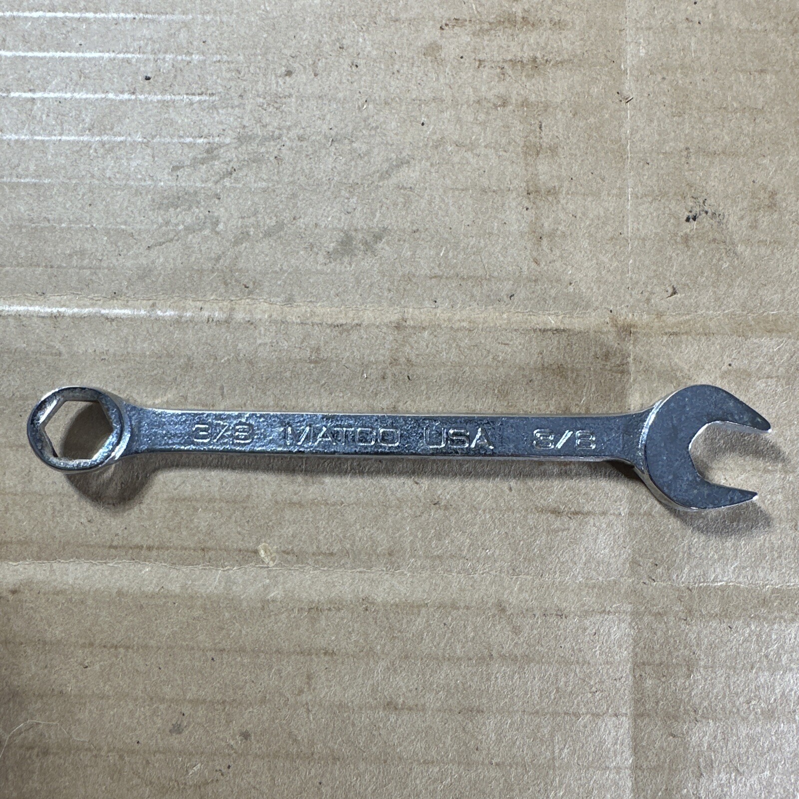 MATCO USA WCH 126 SAE 3/8” Combination Wrench 6 Pt. Chrome
