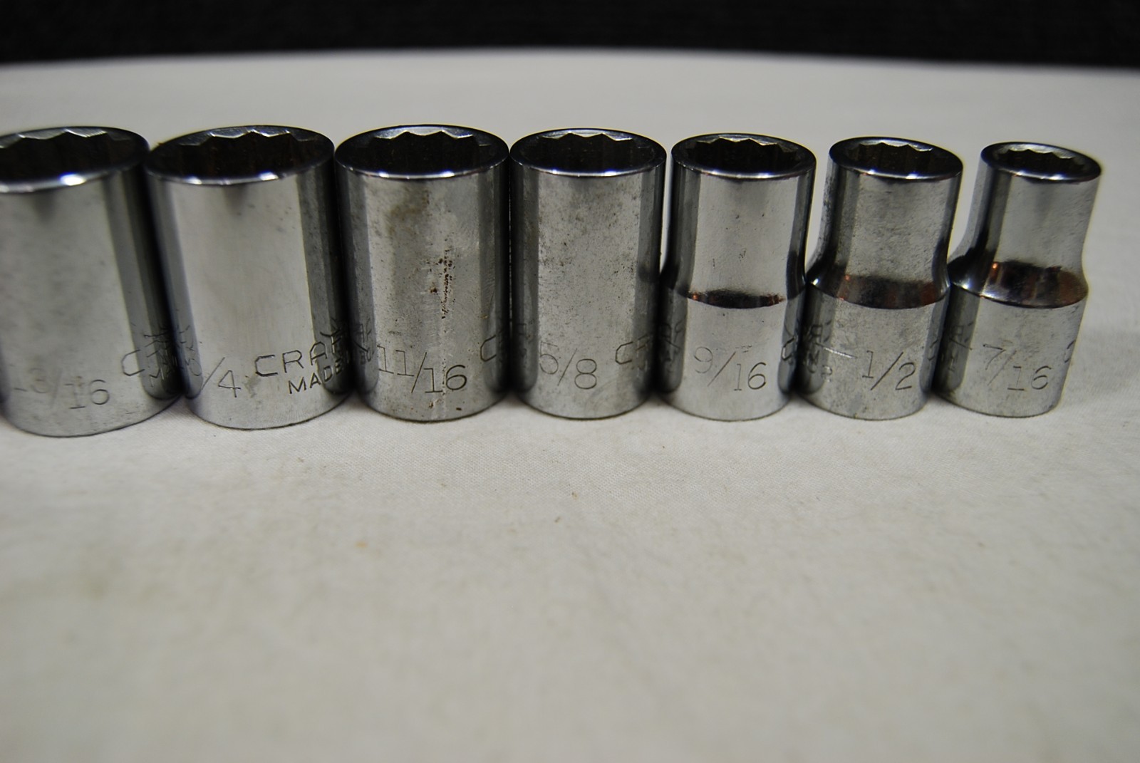 Craftsman 1/2″ Drive 12 Point SAE 10pc set of Sockets