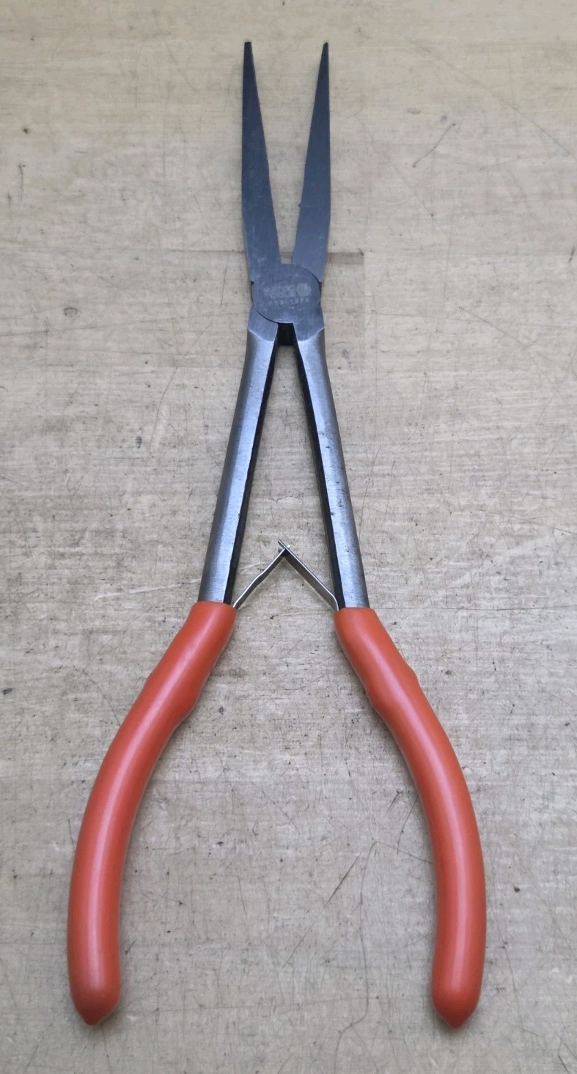 Matco Tools PD011BPA- 11″ Long Orange Handle Spring Loaded Duck Bill Pliers Nice