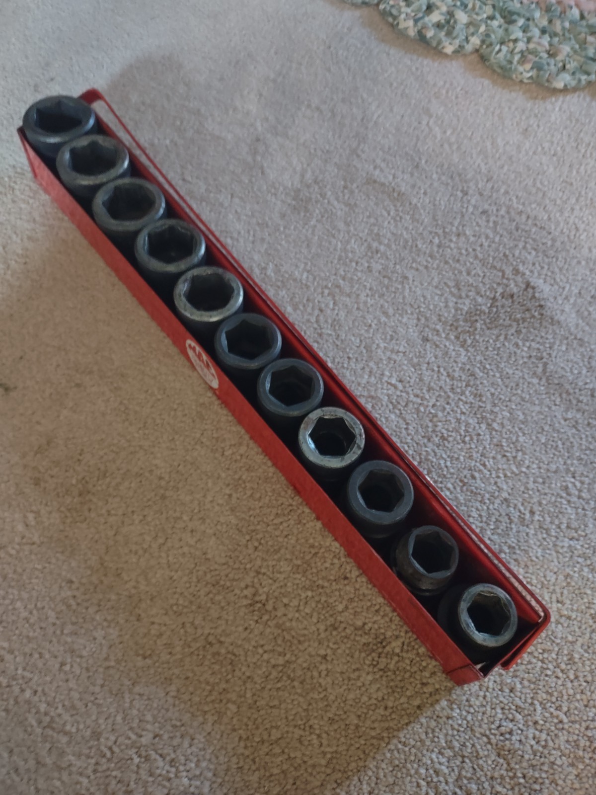 Mac Tools ZP446R-246R 11Pcs 3/4″-1-3/8″ 3/4″ Dr Short Impact Socket Set