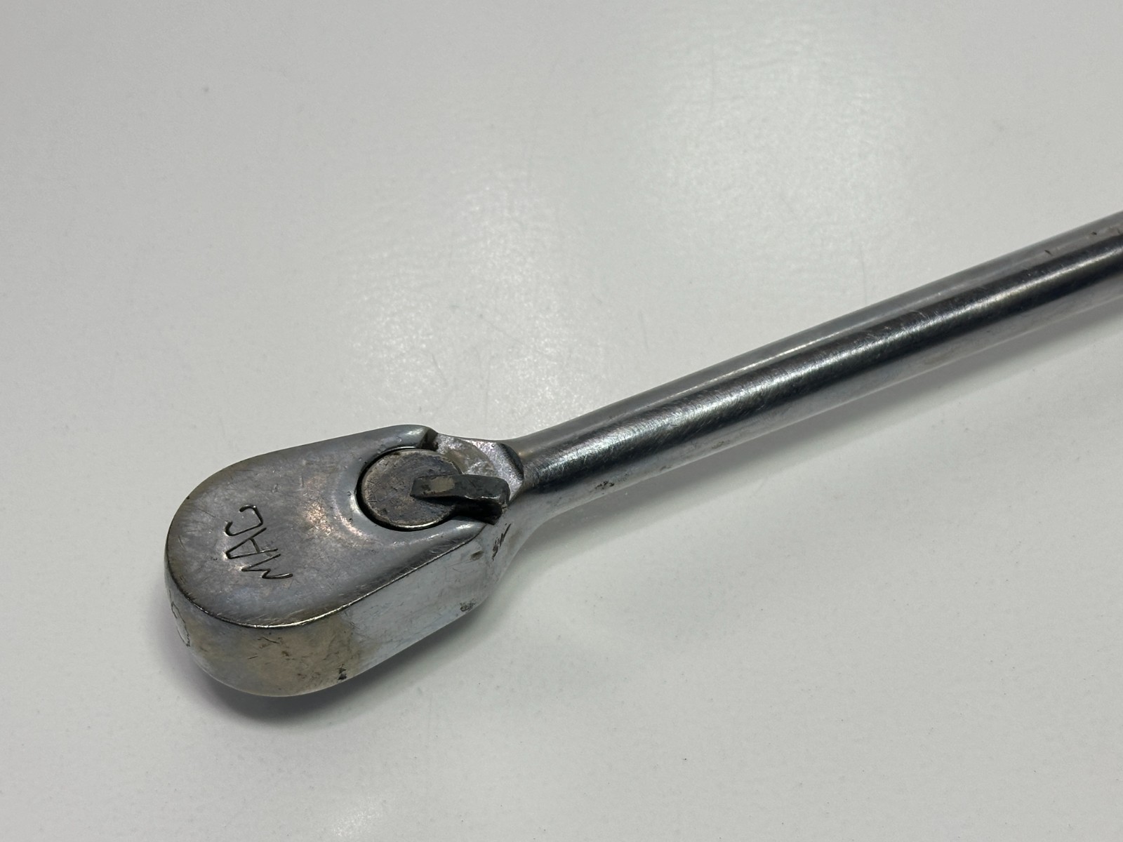 🇺🇸 MAC Tools USA VR15 1/2″ Drive 15″ Long Chrome Knurled Grip Handle Ratchet