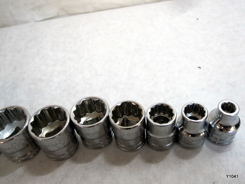 10 pc GEARWRENCH 805 12 point see description