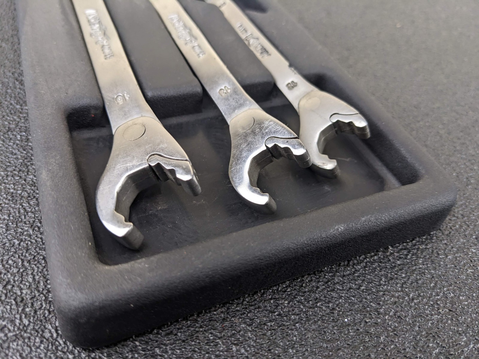 #bp443 Alden Metric Ratcheting Combination Wrench Set Sizes 15 17 14 13 12 10