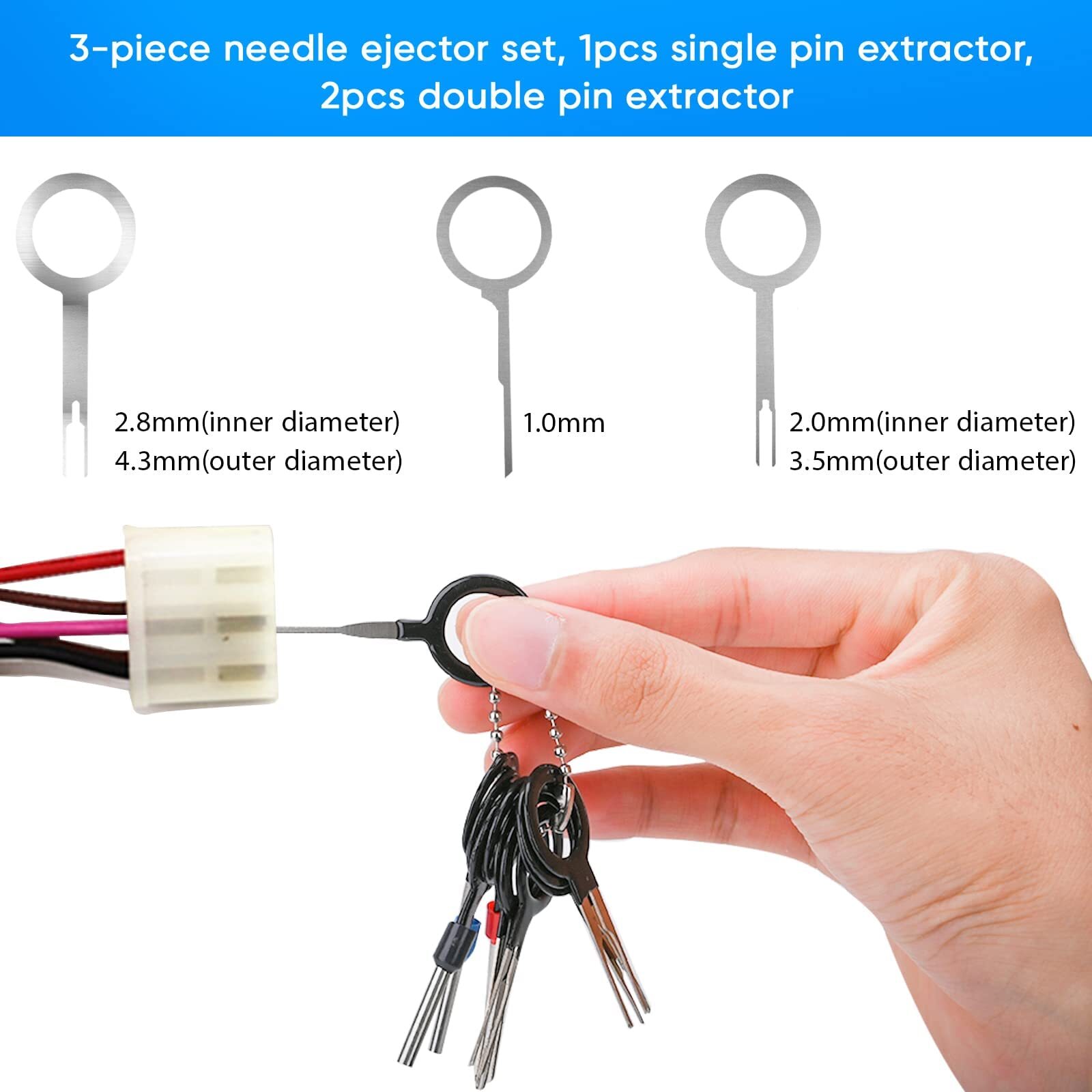 82 Pcs Terminal Removal Key Tool, Terminal Pins Puller Repair Removal Tools