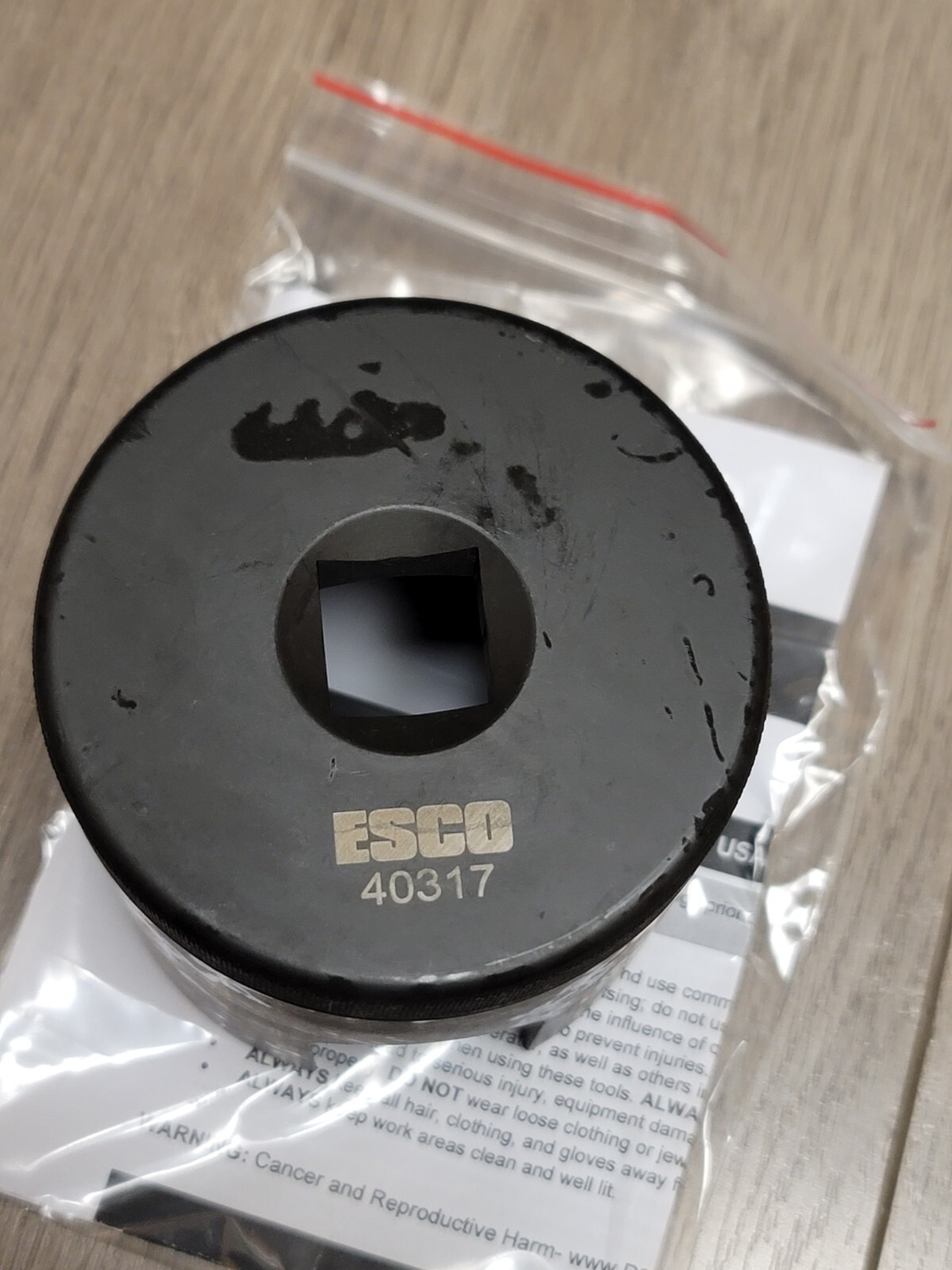 Esco HD Truck Class 6-8 Tie Rod End Socket, 3/4″ dr #40317