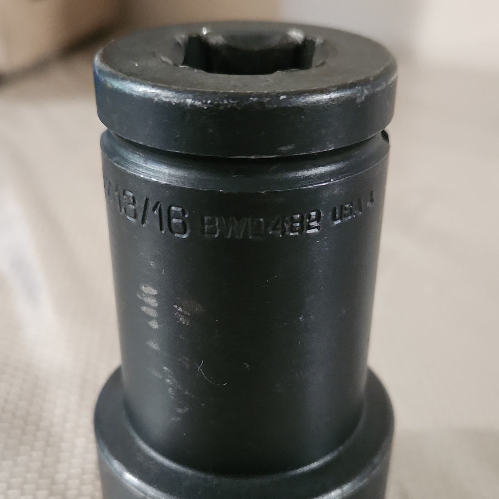 Snap-on Tools USA (BWD-482) 3/4” Drive -6 Point -Impact Socket (1-1/2” x 13/16″)
