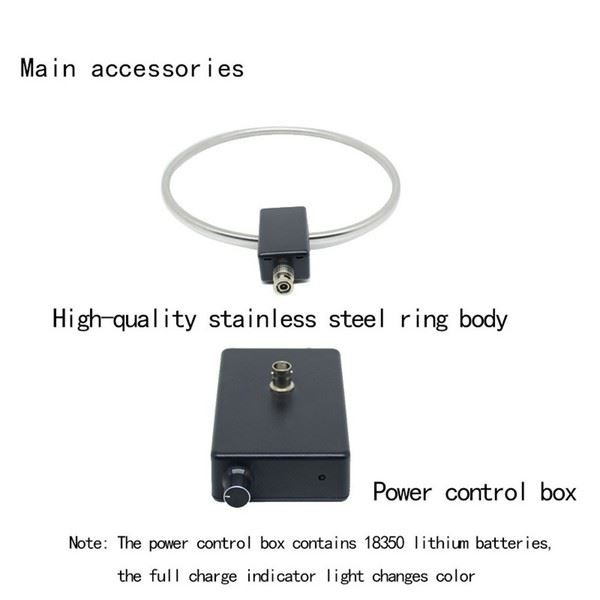 Stainless Steel Loop Antenna for Shortwave and Mediumwave Radio Reception