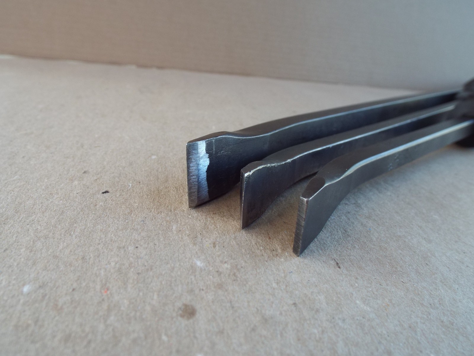 VTG 3 Heavy Duty Craftsman Professional USA Curved Pry Bar Lot (Please Read)