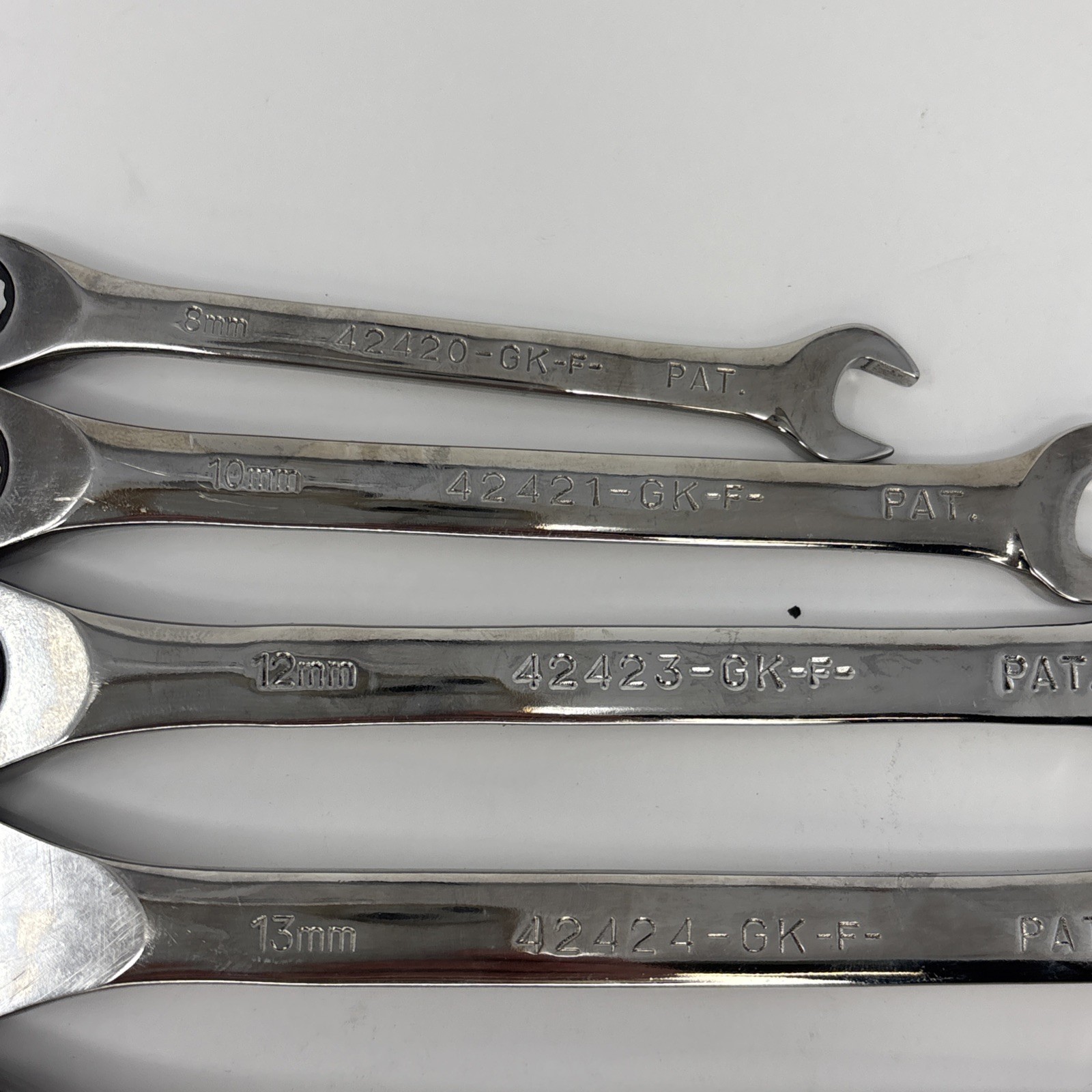 Craftsman 8 Pc Metric Reversible Ratcheting Comb. Wrench Set USA GK 8MM – 18MM