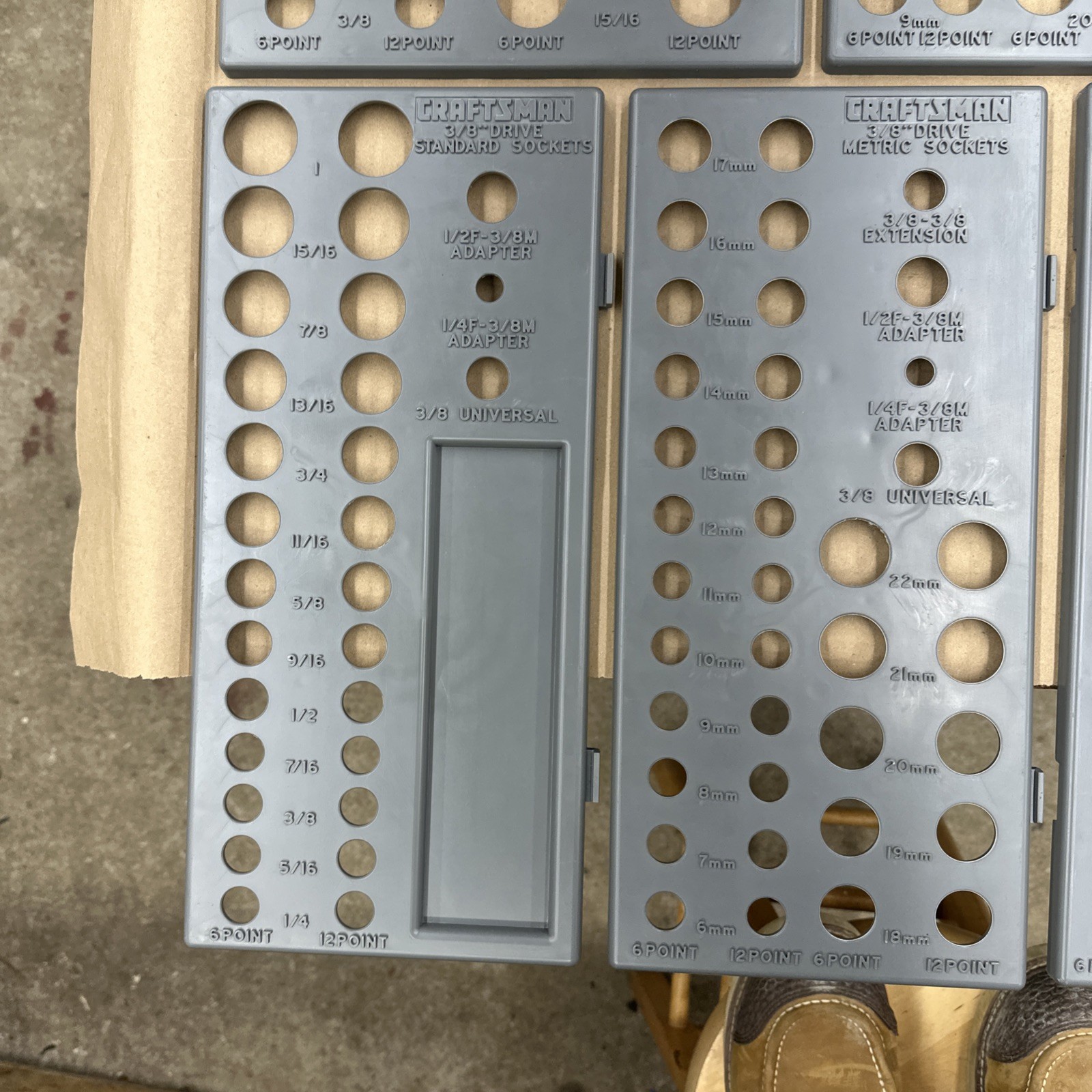 NOS* Vintage Craftsman 65172 Socket Organizer Set